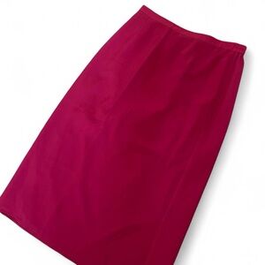 Hot Pink Pencil Work Skirt